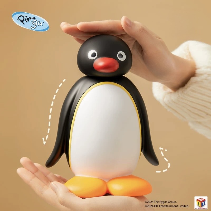 PINGU 企鵝家族 拍拍小夜燈公仔
