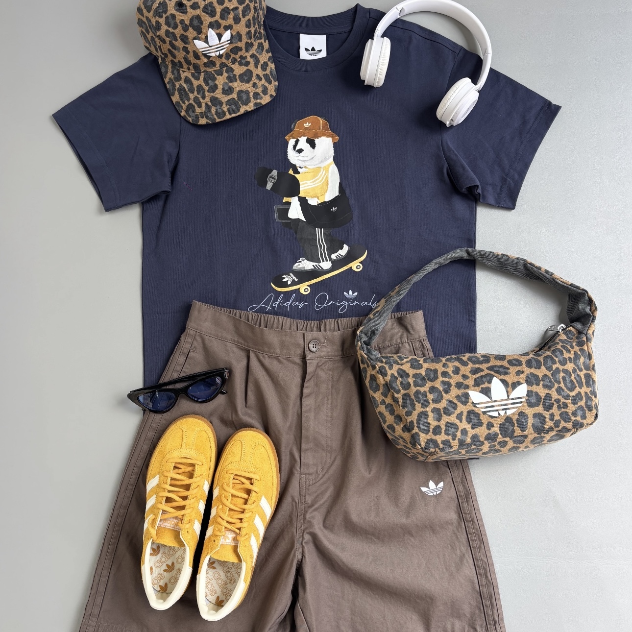 ADIDAS ORIGINALS x DOROPHY TANG 藏藍 鄧卓越 熊貓短袖 上衣 愛迪達 IB7069