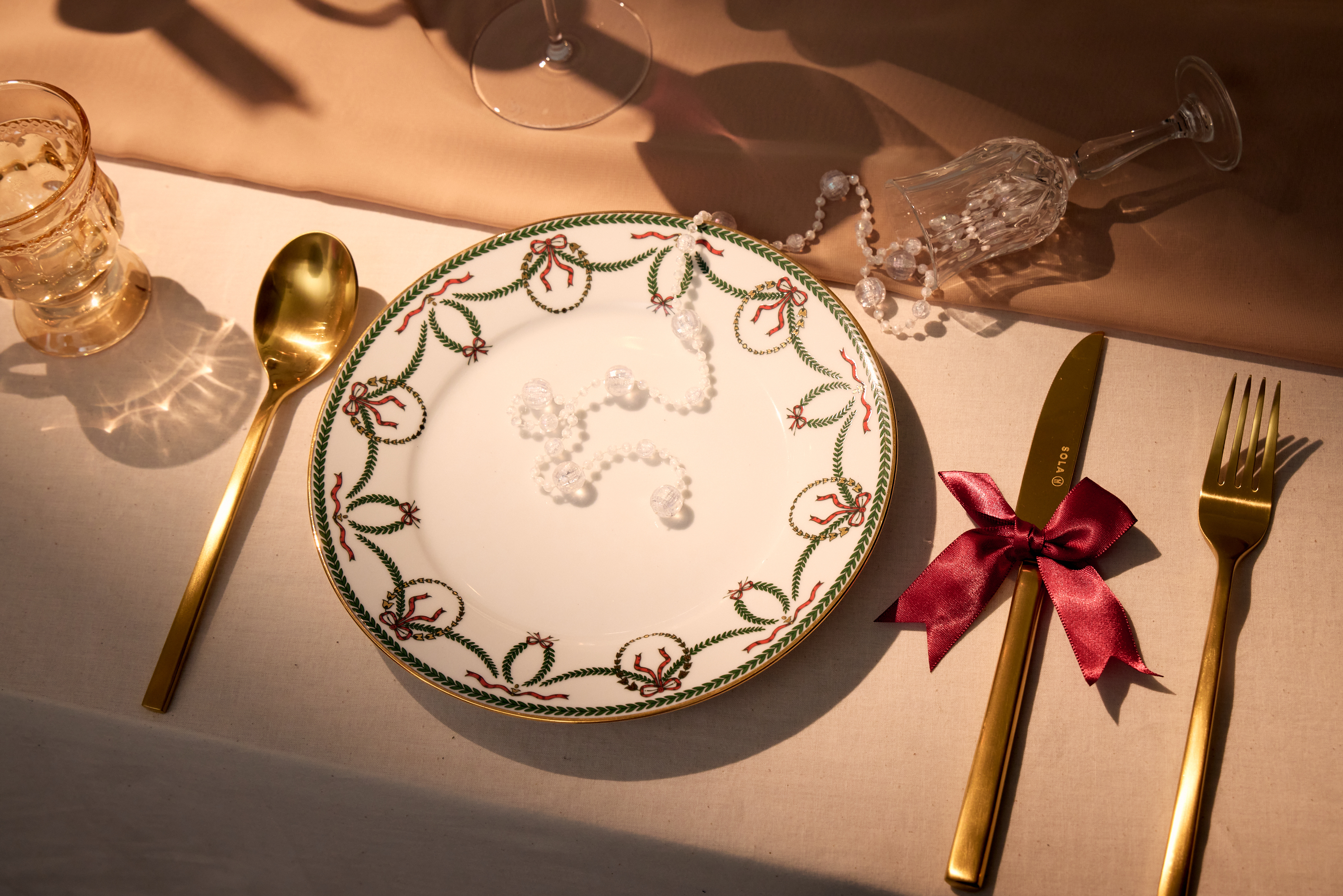 ROYAL LIMOGES｜ ChevernyChristmas系列 - 餐盤 22cm
