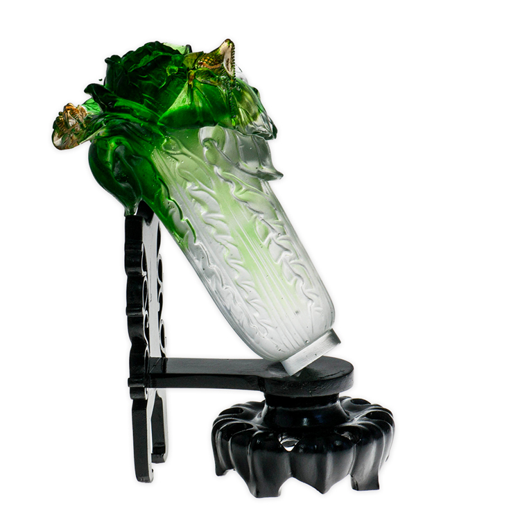 鹿港窯禮品館|琉璃 翠玉白菜