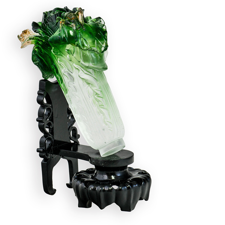 鹿港窯禮品館|琉璃 翠玉白菜