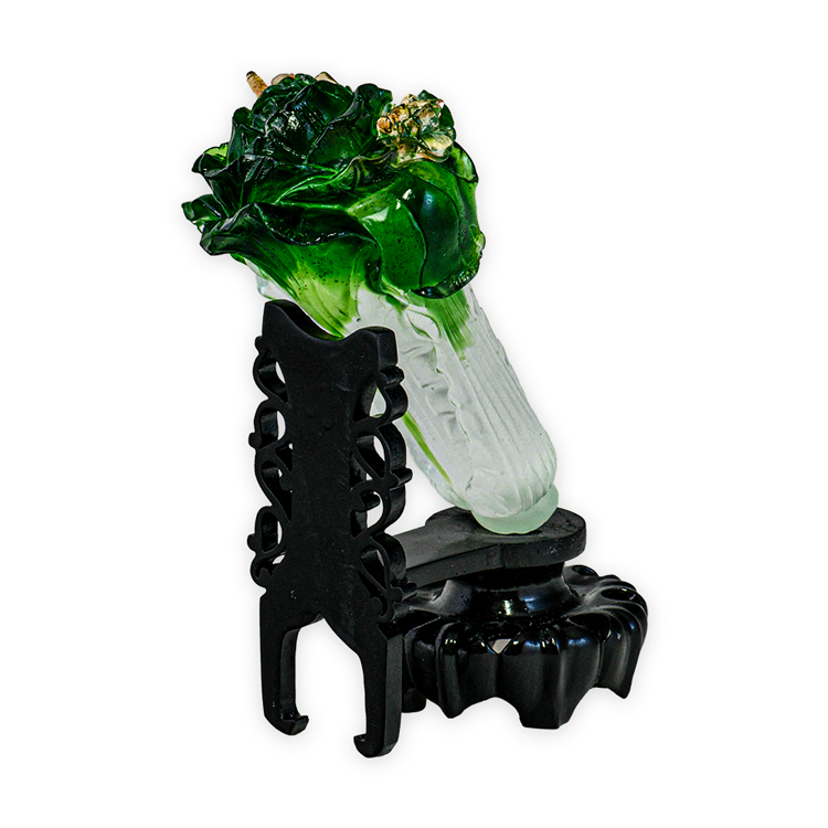 鹿港窯禮品館|琉璃 翠玉白菜