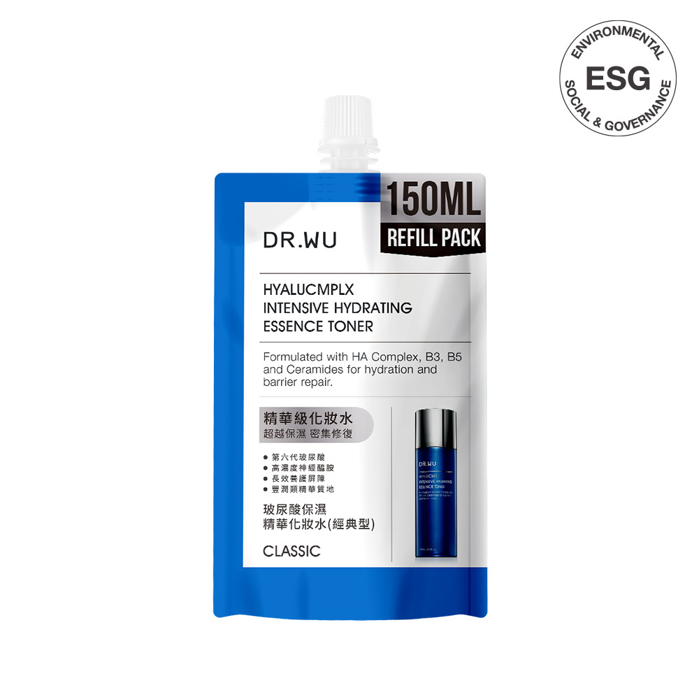 玻尿酸保濕精華化妝水補充包150ML