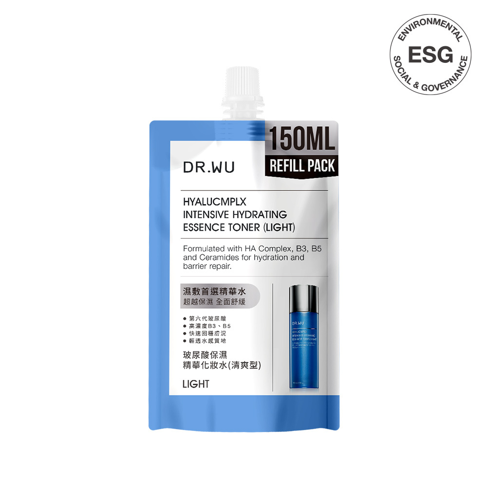 【員購】玻尿酸保濕精華化妝水補充包(清爽型)150ML