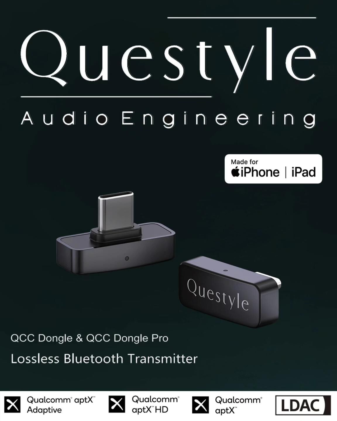 Questyle QCC Dongle Pro 美品⭐付属品完備⭐即日発送可 価格.com - Questyle Audio QCC Dongle Pro [ダークシルバー