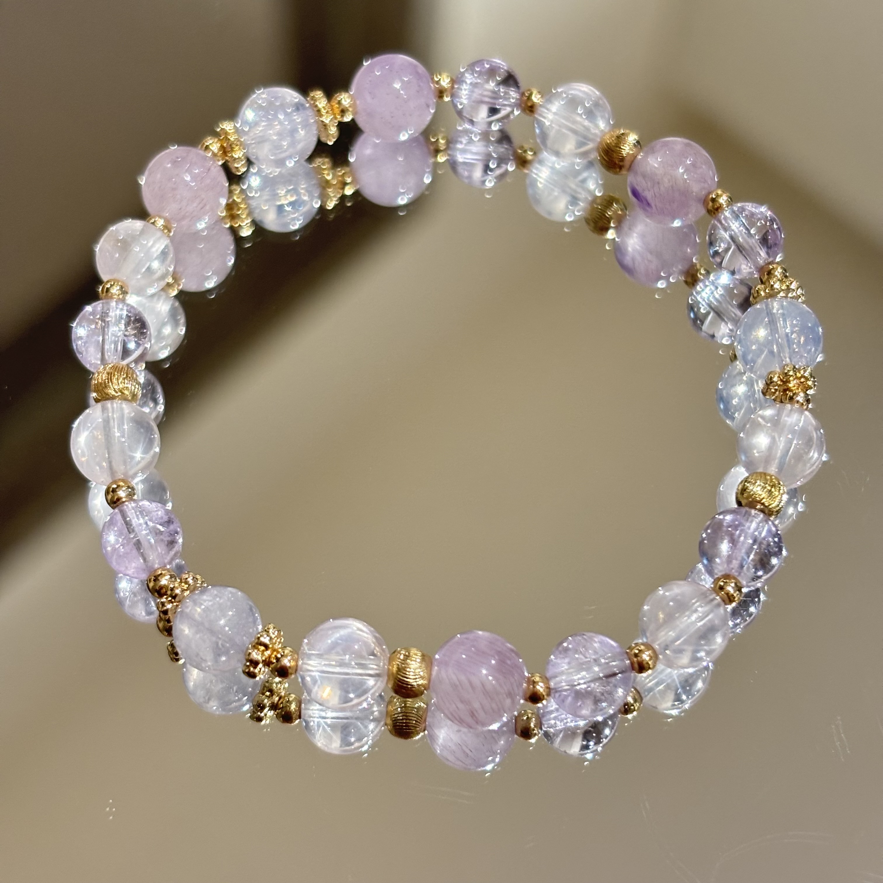 全能量財富桃花 | 仙境 | 紫超七紫玉髓《彈力繩款式》