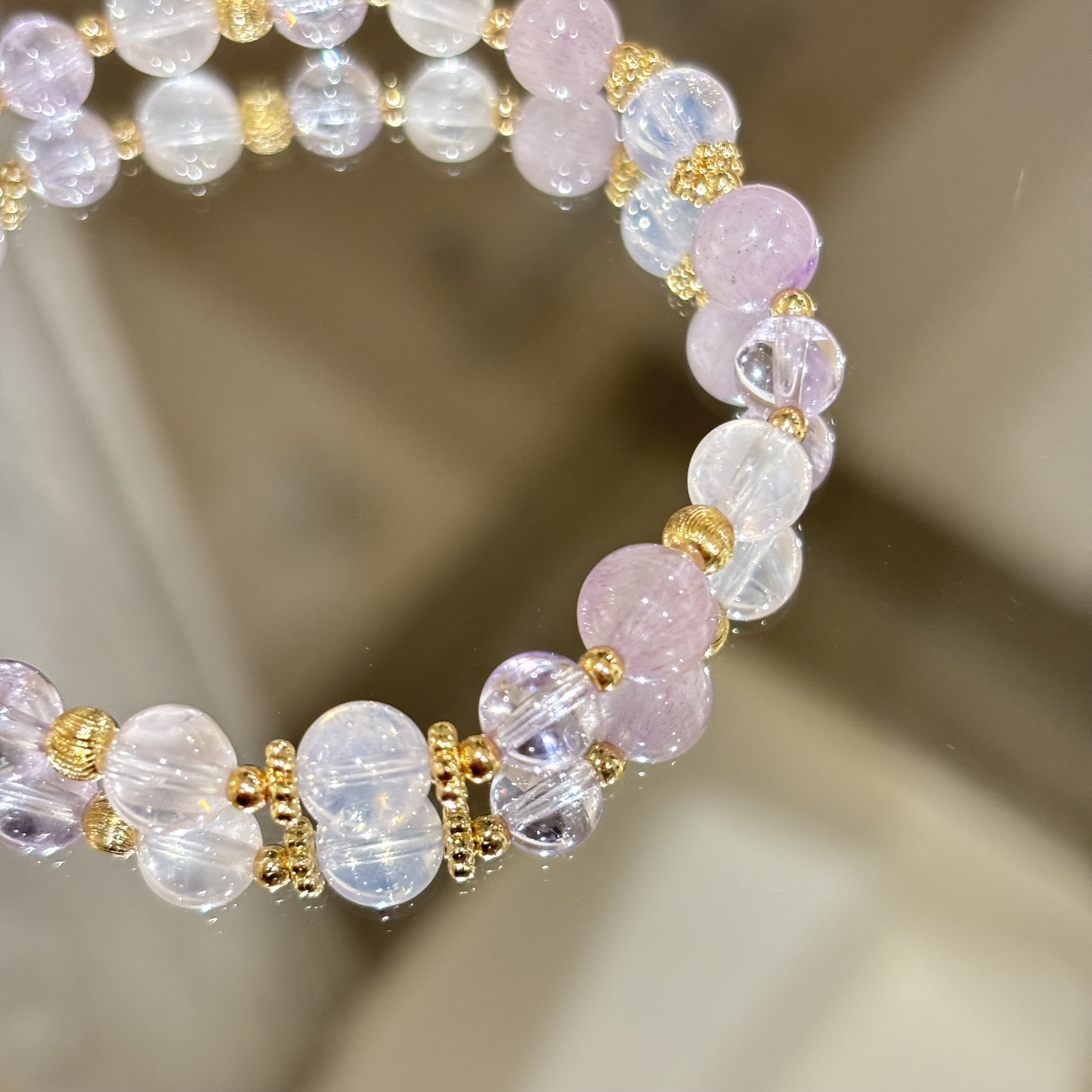 全能量財富桃花 | 仙境 | 紫超七紫玉髓《彈力繩款式》