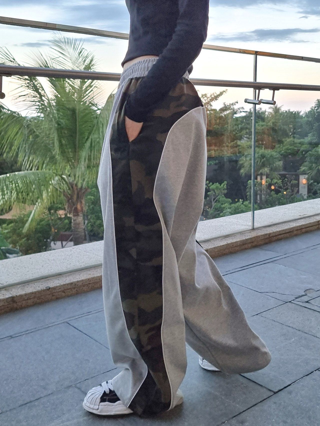 拼迷可束腳彩運動褲 TAC-0283P