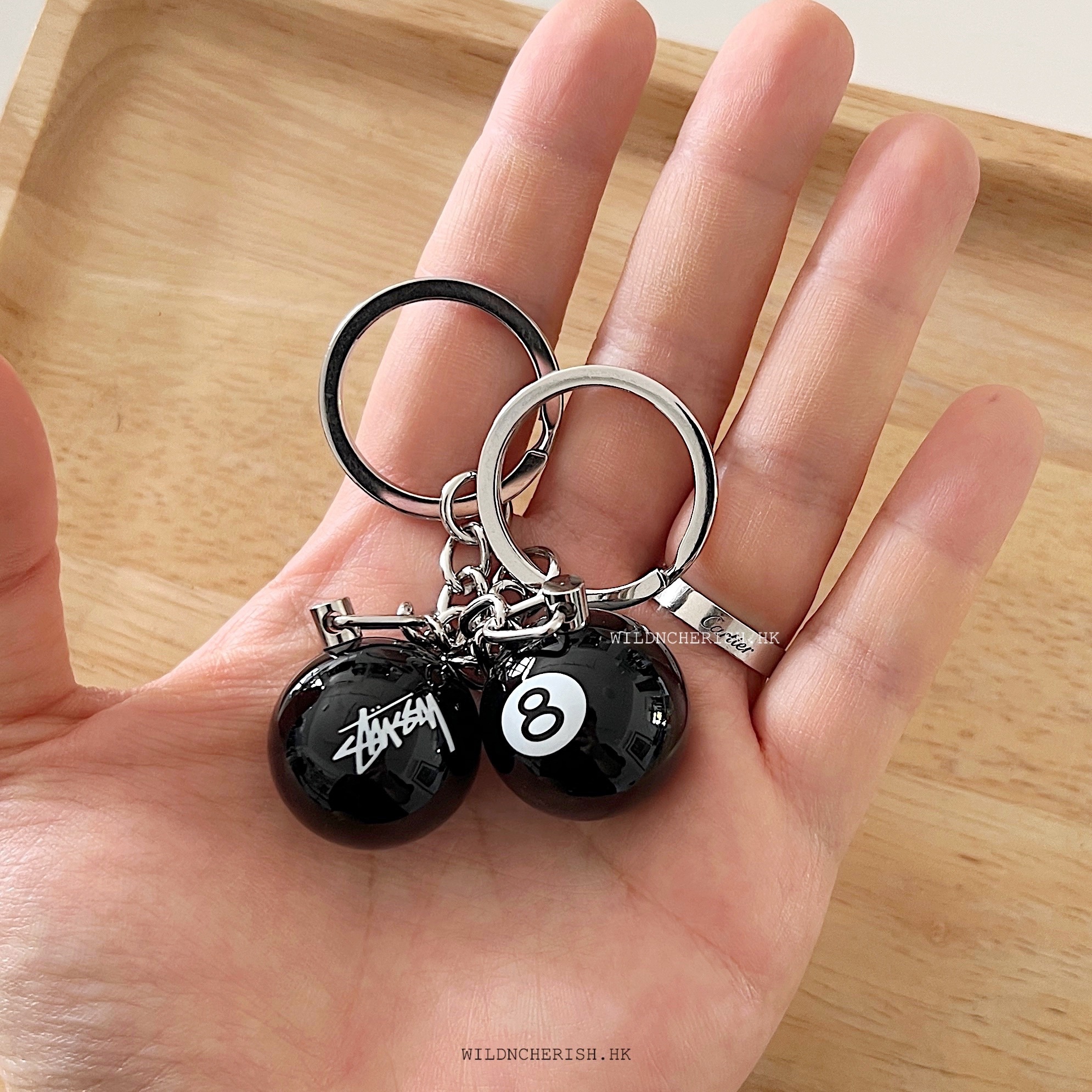 現貨 | Stussy 8 Ball Keychain 鎖匙圈