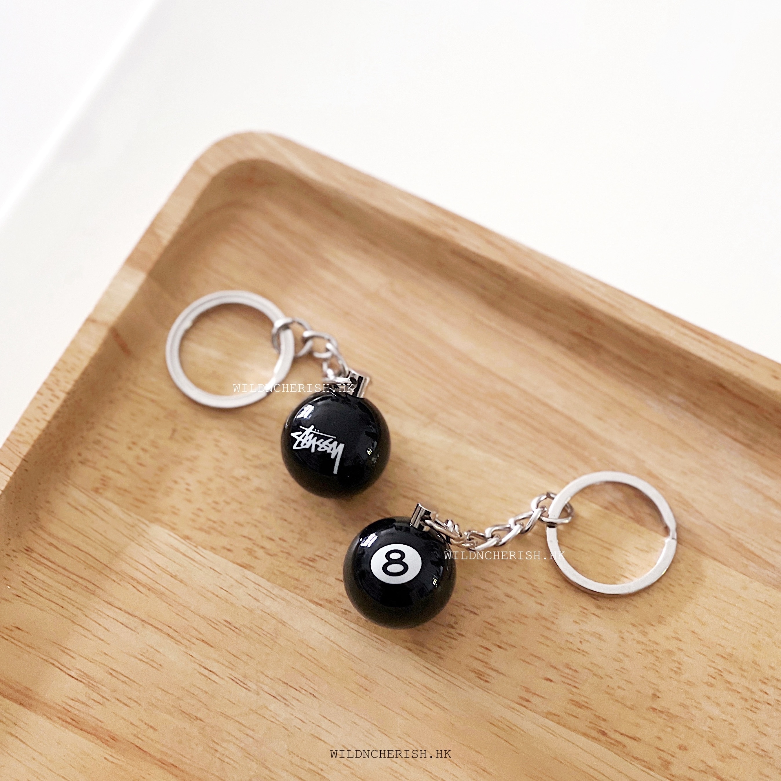 現貨 | Stussy 8 Ball Keychain 鎖匙圈