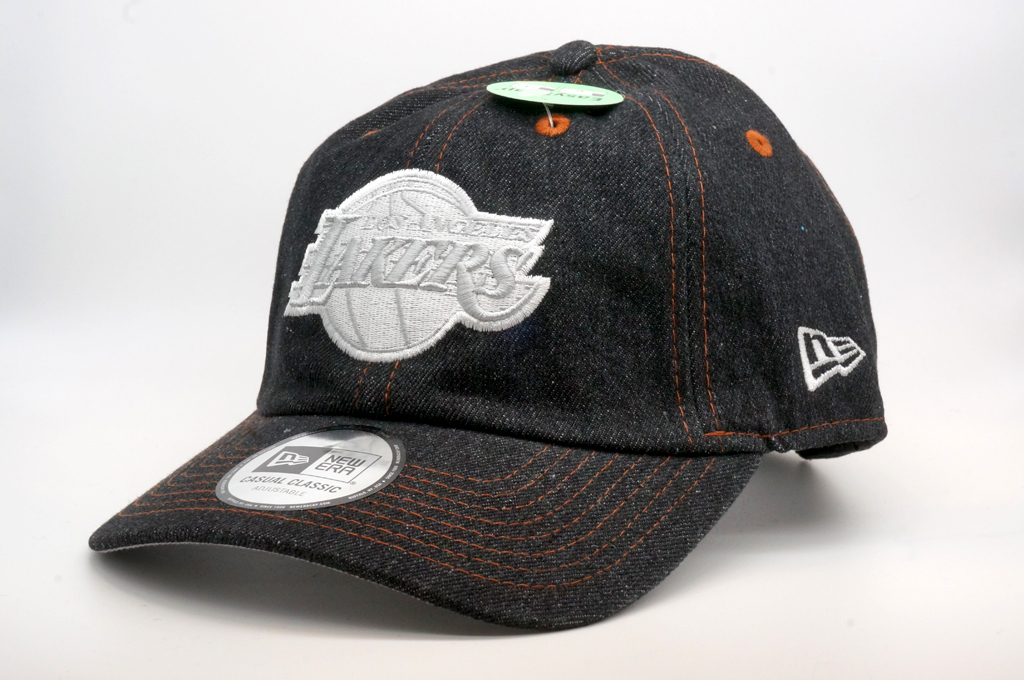 New Era 洛杉磯湖人隊 "Black Denim" Classic Casual Strapback 可調式帽子