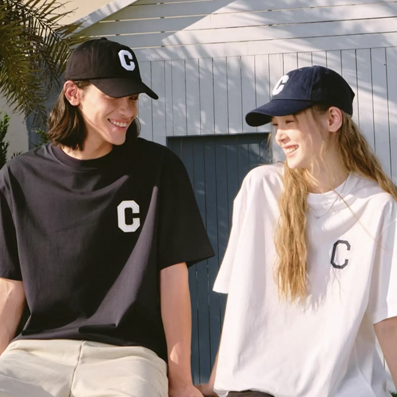 韓國 COVERNAT 大C刺繡 棒球帽