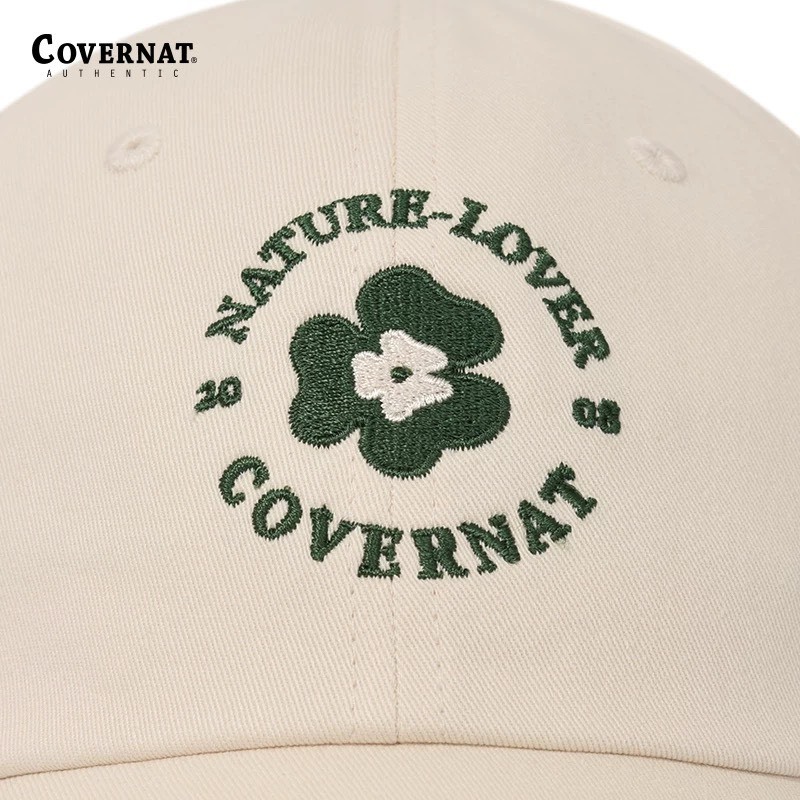 韓國 COVERNAT 幸運草刺繡 棒球帽