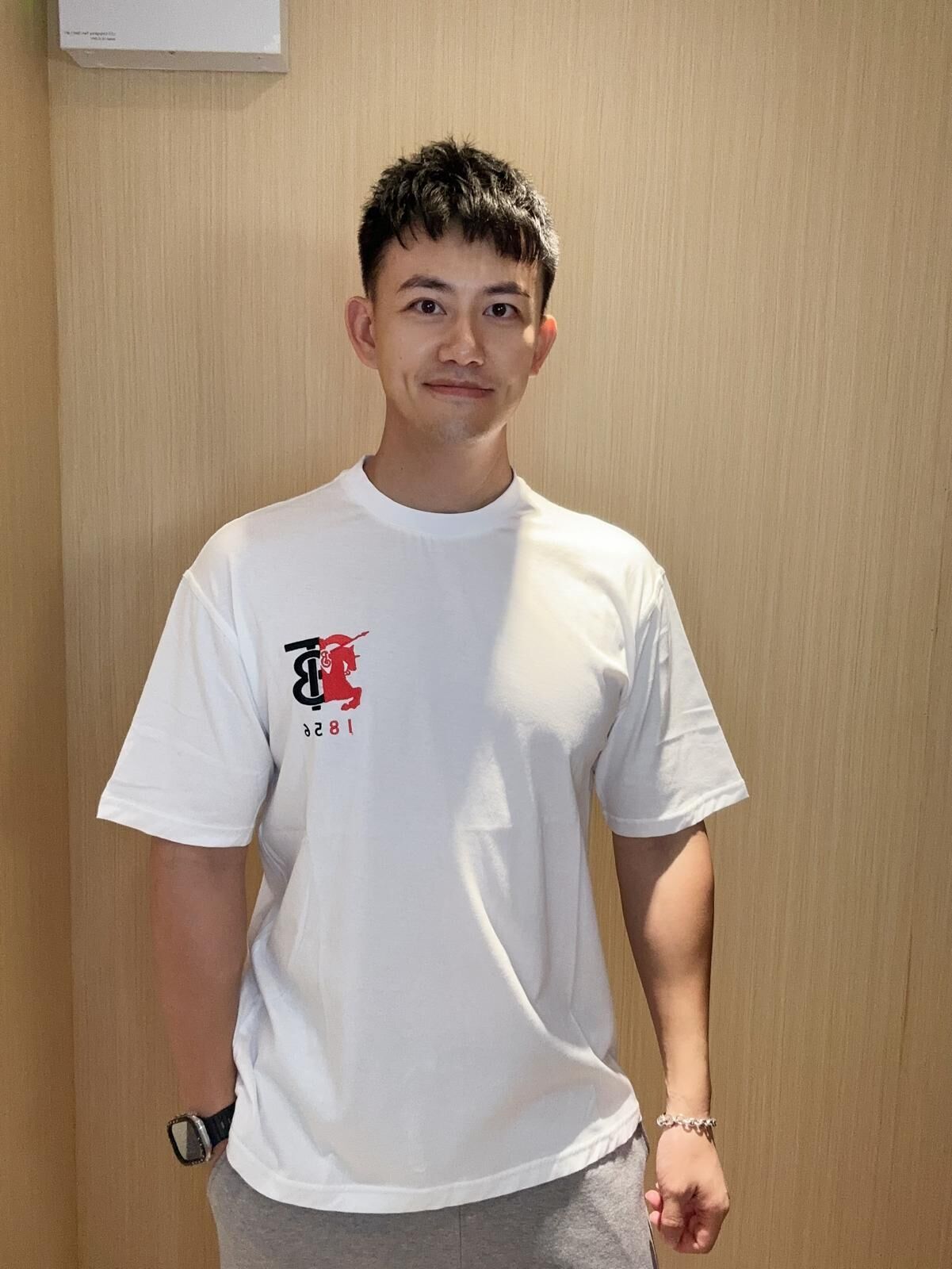 BBR 拼色刺繡戰馬 Tee