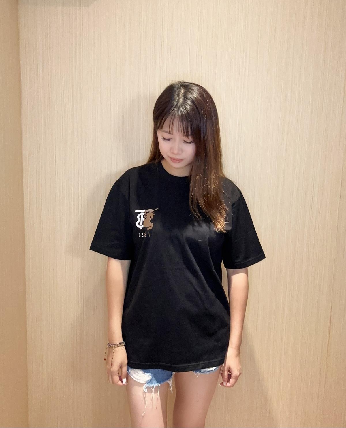 BBR 拼色刺繡戰馬 Tee