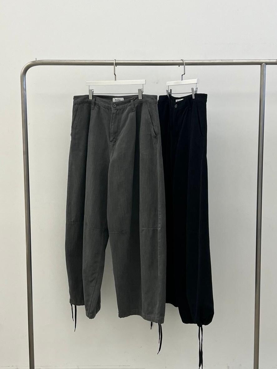 淨色可束腳鬆身西褲 PULSE-168P