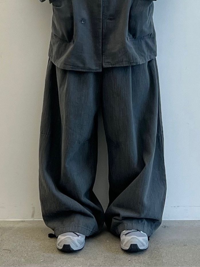 淨色可束腳鬆身西褲 PULSE-168P