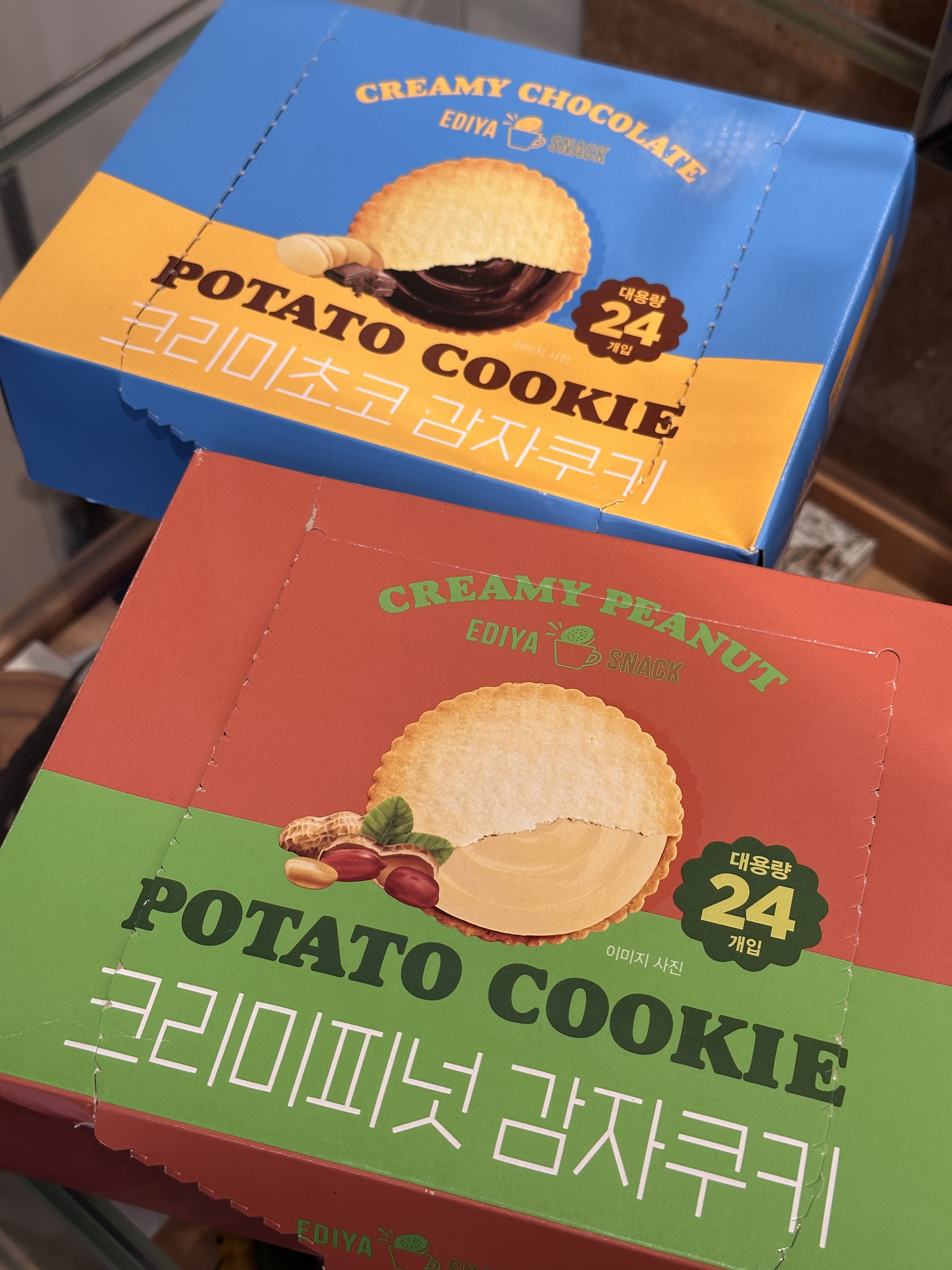 SS380/EDIYA SNACK脆脆夾心餅/A-朱古力/B-花生