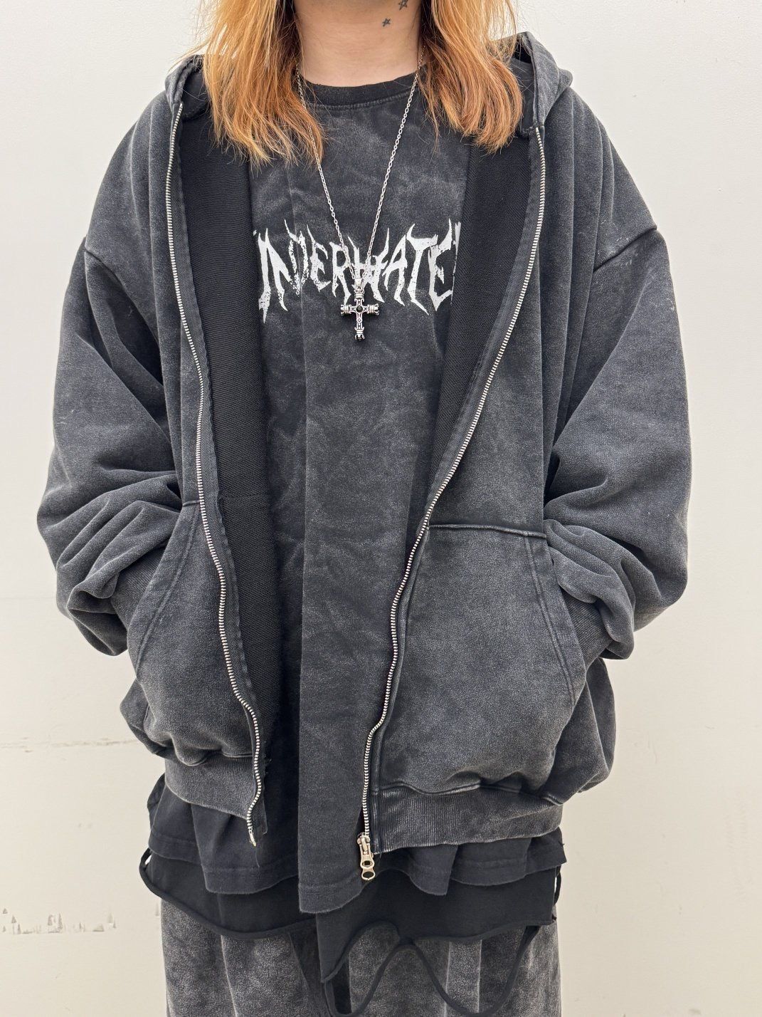 洗水連帽拉鍊外套 GLAMOUR-104JK