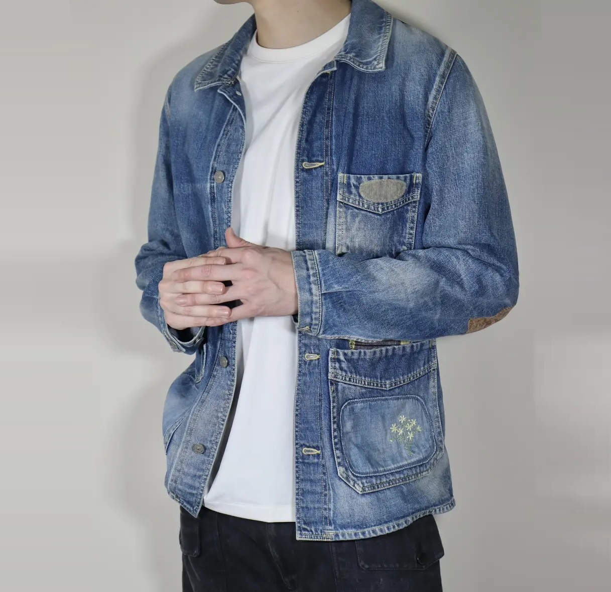 VISVIM SOCIAL SCULPTURE RAFFIA COVERALL DAMAGED-8 COVERALL JACKET - SIZE 1 IN STOCK NOW (現貨發售中)