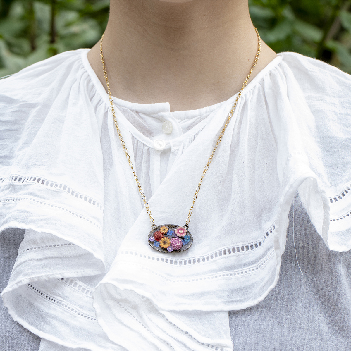 [已停產] 花水盆頸鏈