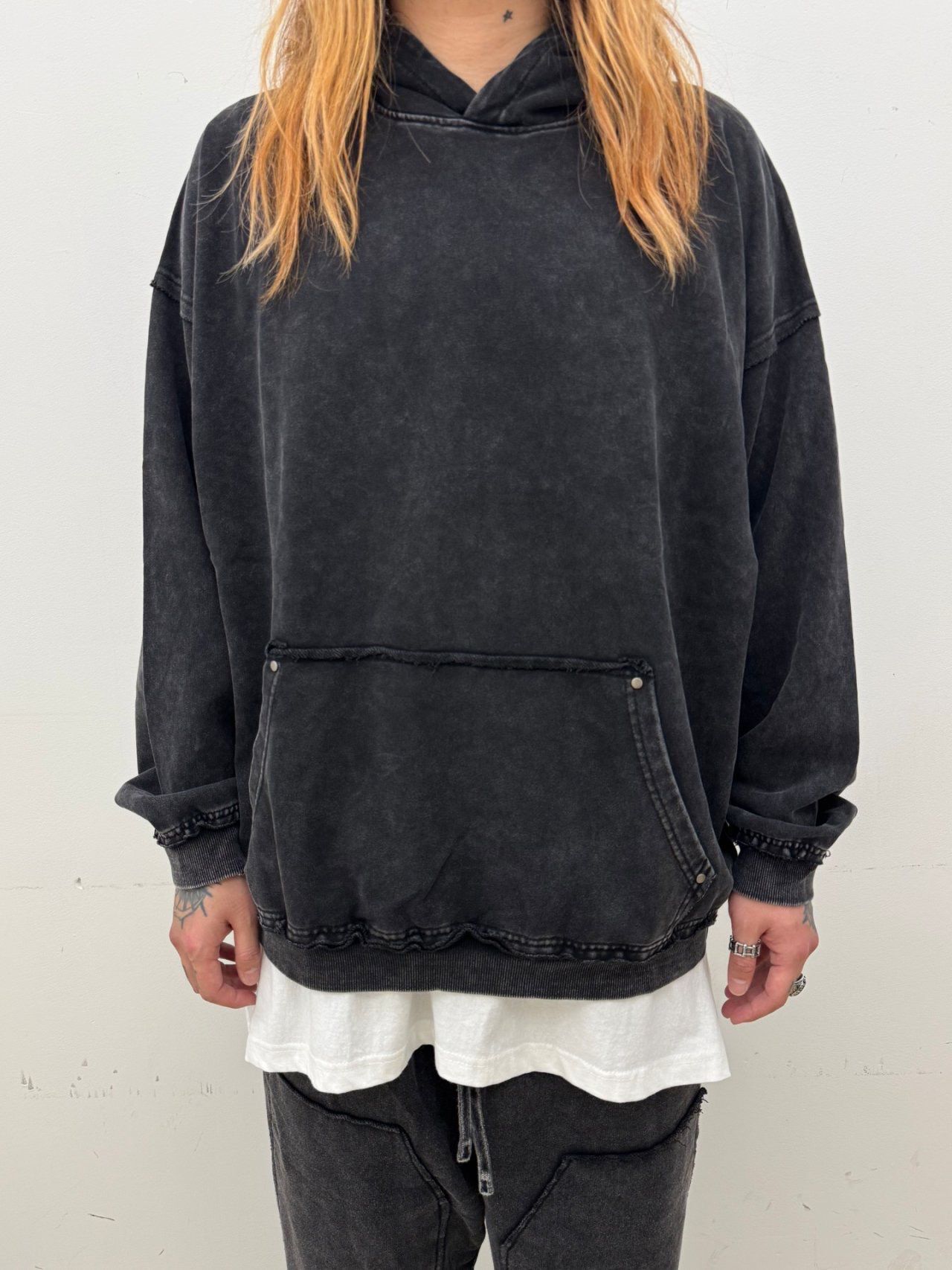 洗水淨色連帽衛衣 GLAMOUR-111T