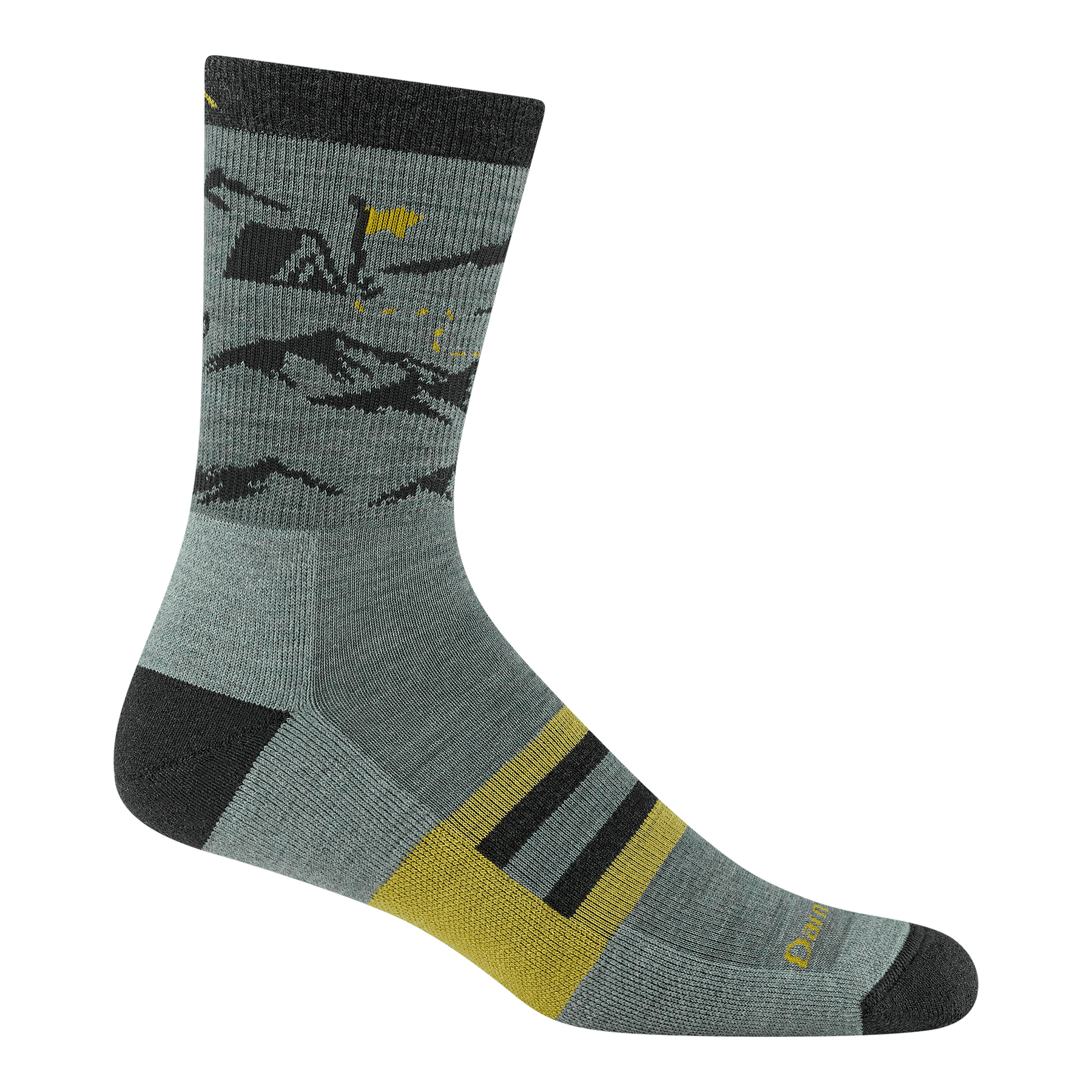 DARN TOUGH 5021 Hike Hut Micro Crew Midweight with Cushion 男 登山健行羊毛襪