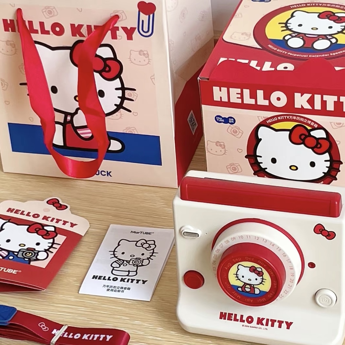 HELLO KITTY 拍立得音響 造型 可愛創意 三麗鷗 藍芽音響 禮物盒