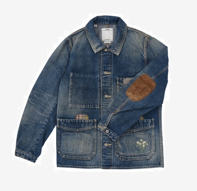 VISVIM SOCIAL SCULPTURE RAFFIA COVERALL DAMAGED-8 COVERALL JACKET - SIZE 1 IN STOCK NOW (現貨發售中)