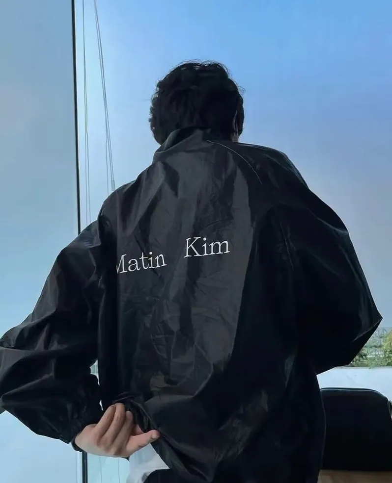 Matin Kim MK 黑色 風衣外套