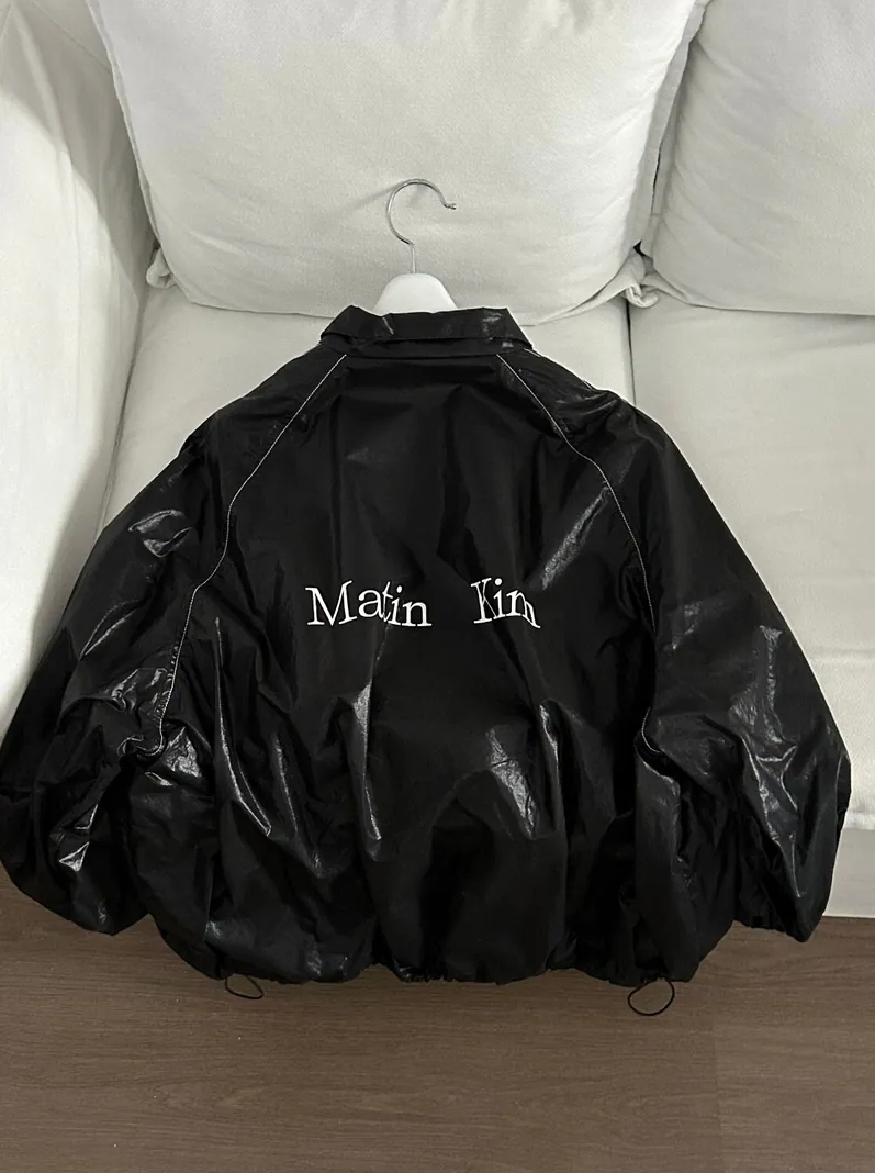 Matin Kim MK 黑色 風衣外套