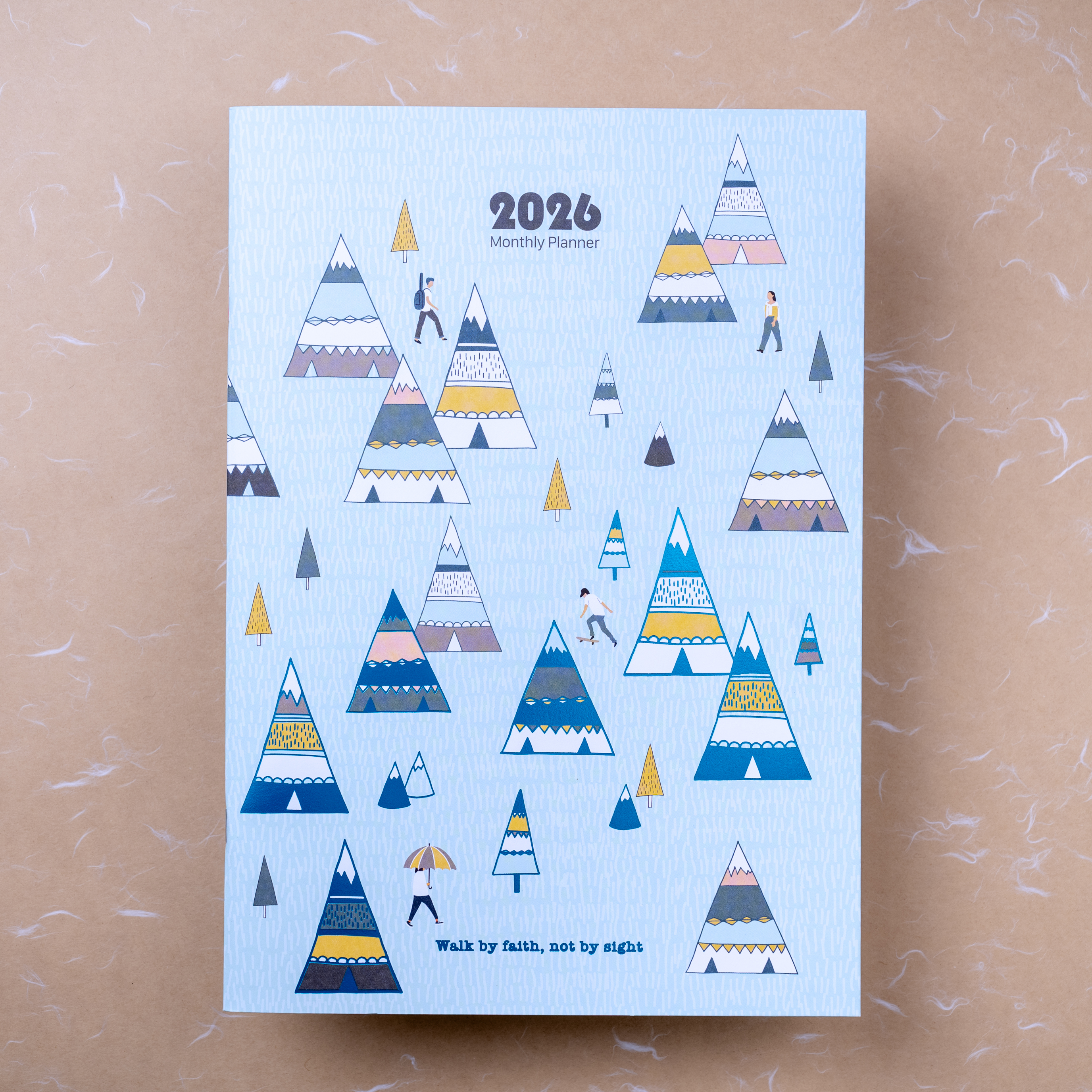 「信心」 2026年月曆手帳 A4 Monthly Planner