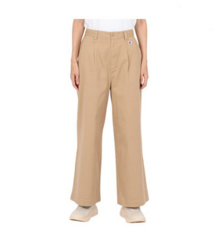 女款-CASUAL 寬版工裝褲-米色（CW-C203-780）