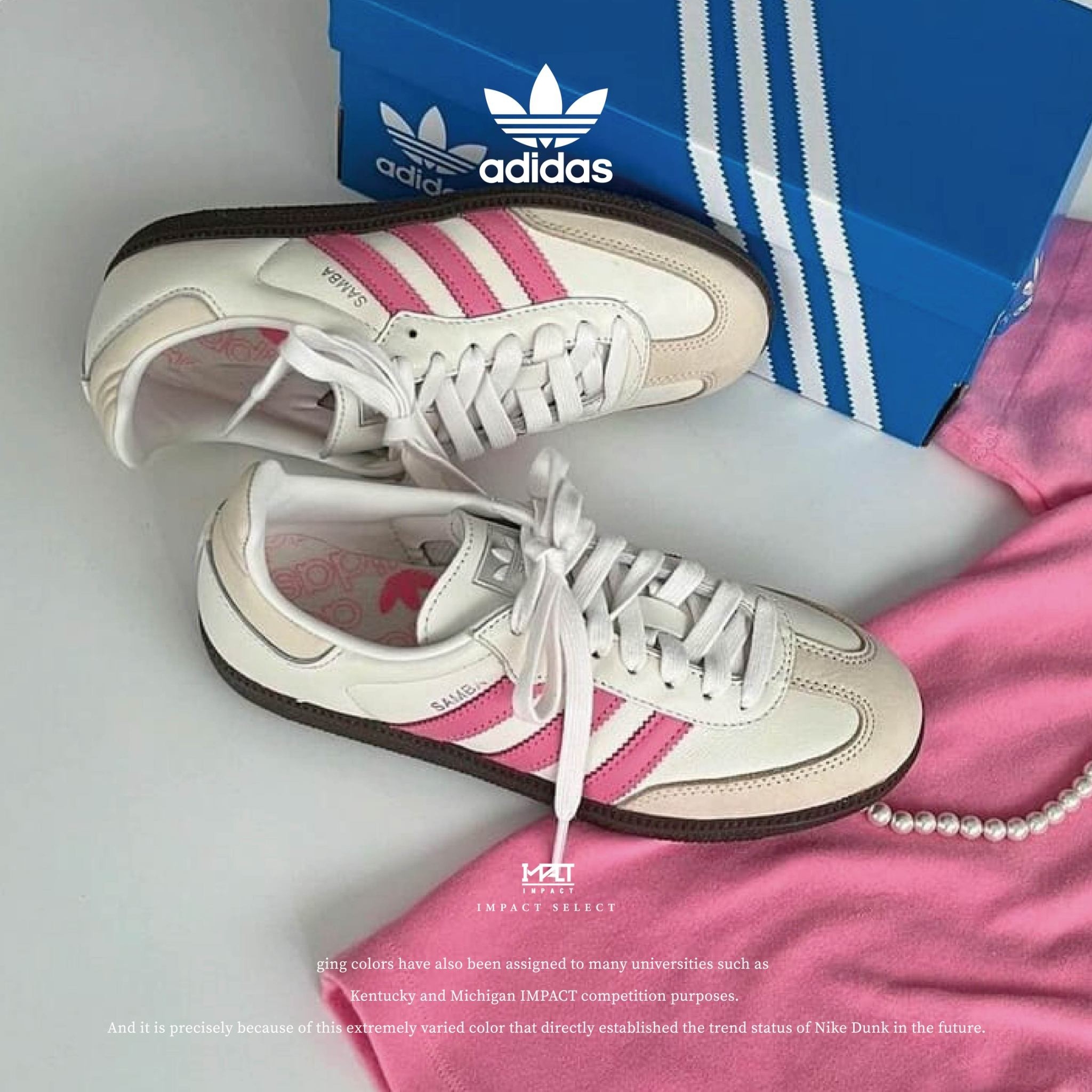 ADIDAS SAMBA OG 奶油桃粉 芭比粉 白粉 粉紅 焦糖底 IG1962