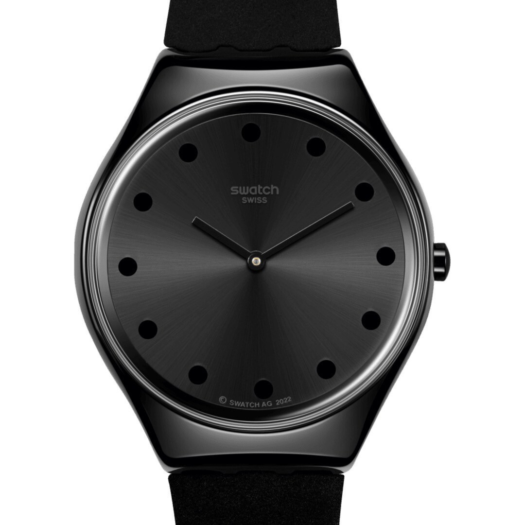 【Swatch】DARK SPARK SYXB106 38mm 現代鐘錶