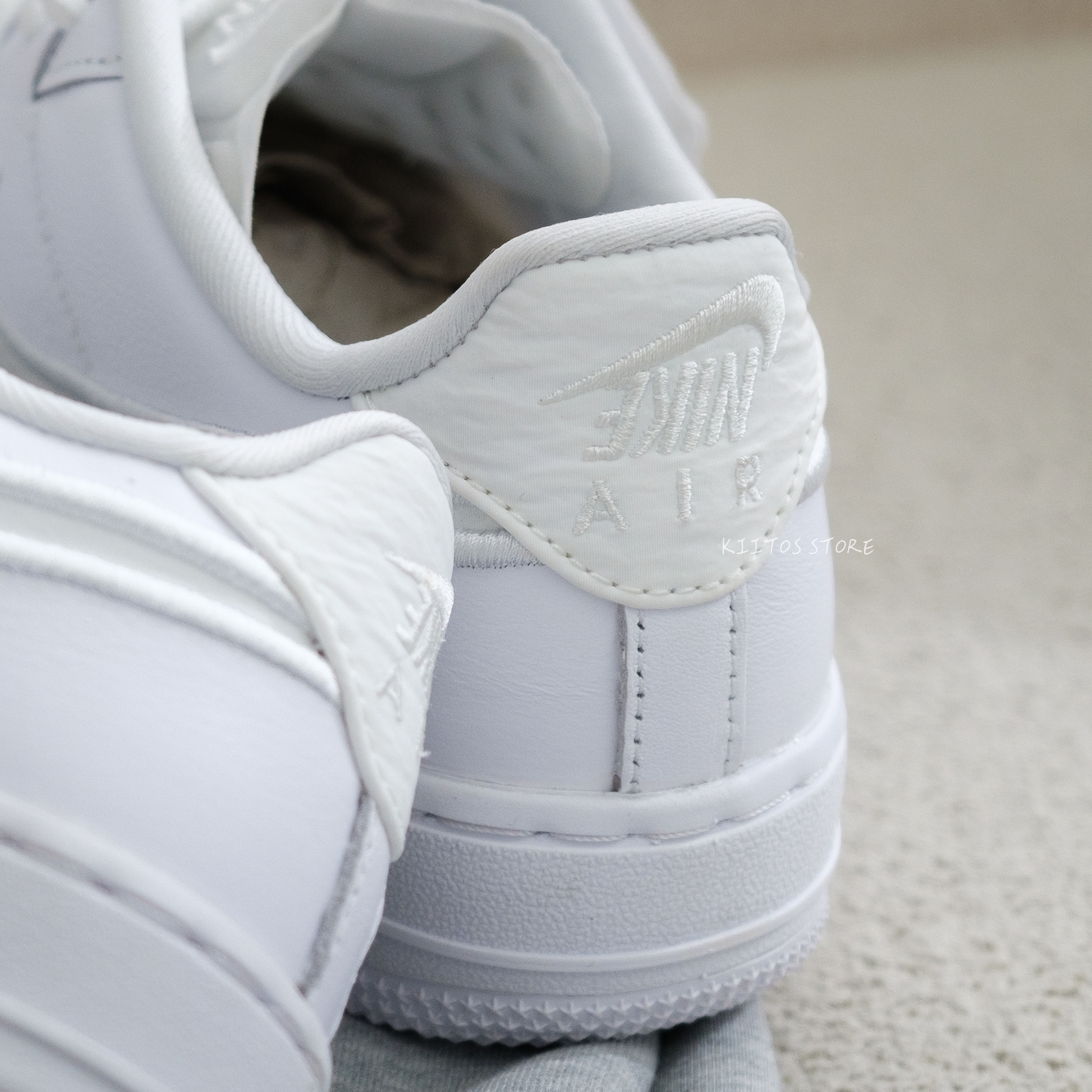 Nike Air Force 1 Dance 反轉Logo 全白 女鞋 FJ7409-100