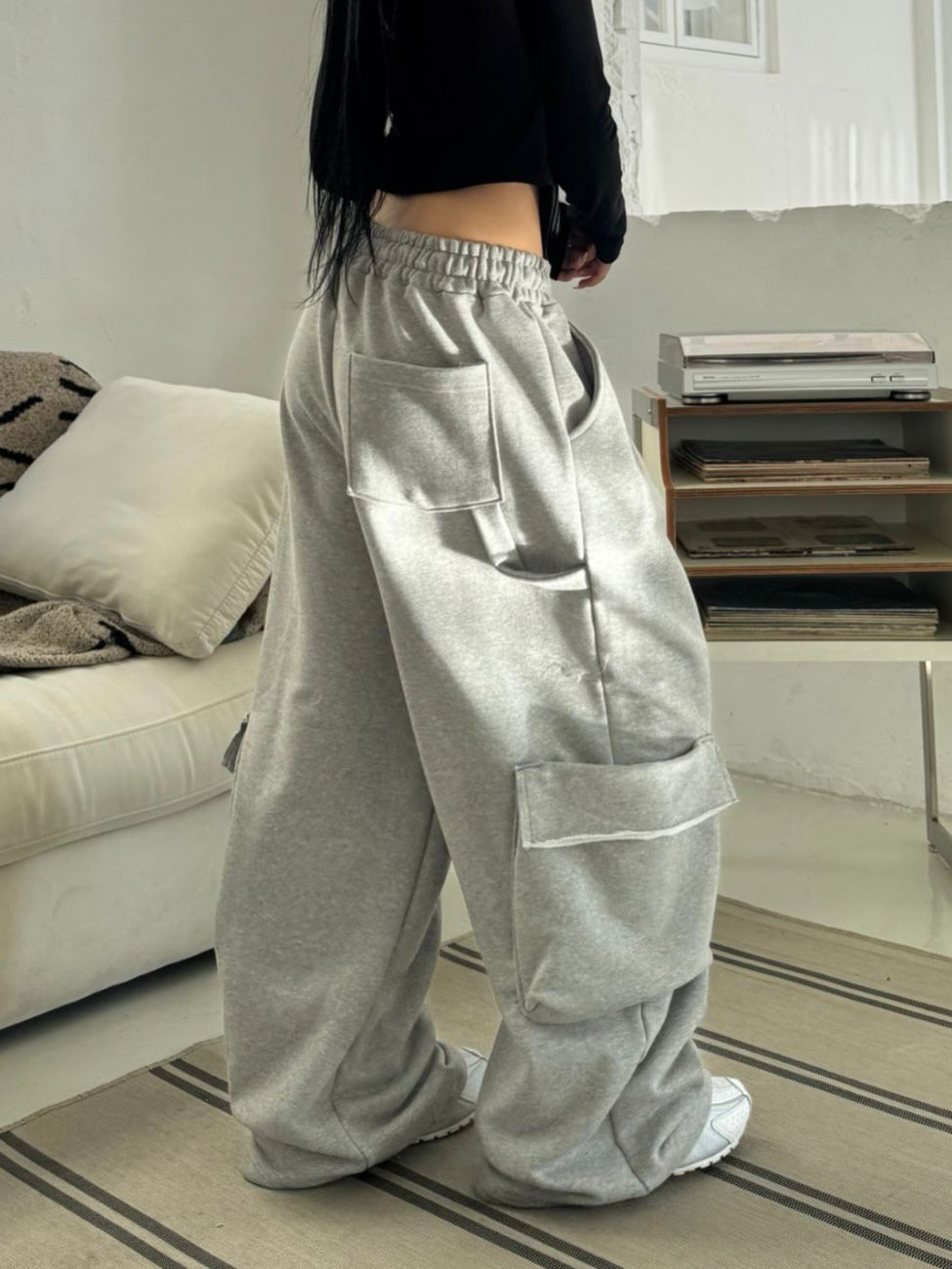 淨色工裝運動褲 Seeot-072P