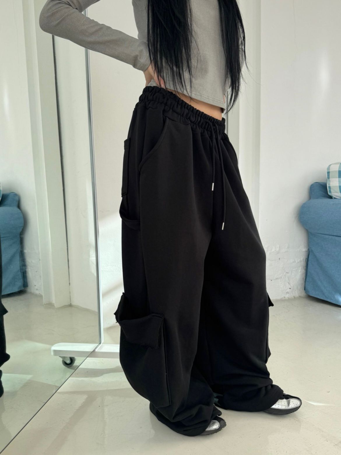 淨色工裝運動褲 Seeot-072P