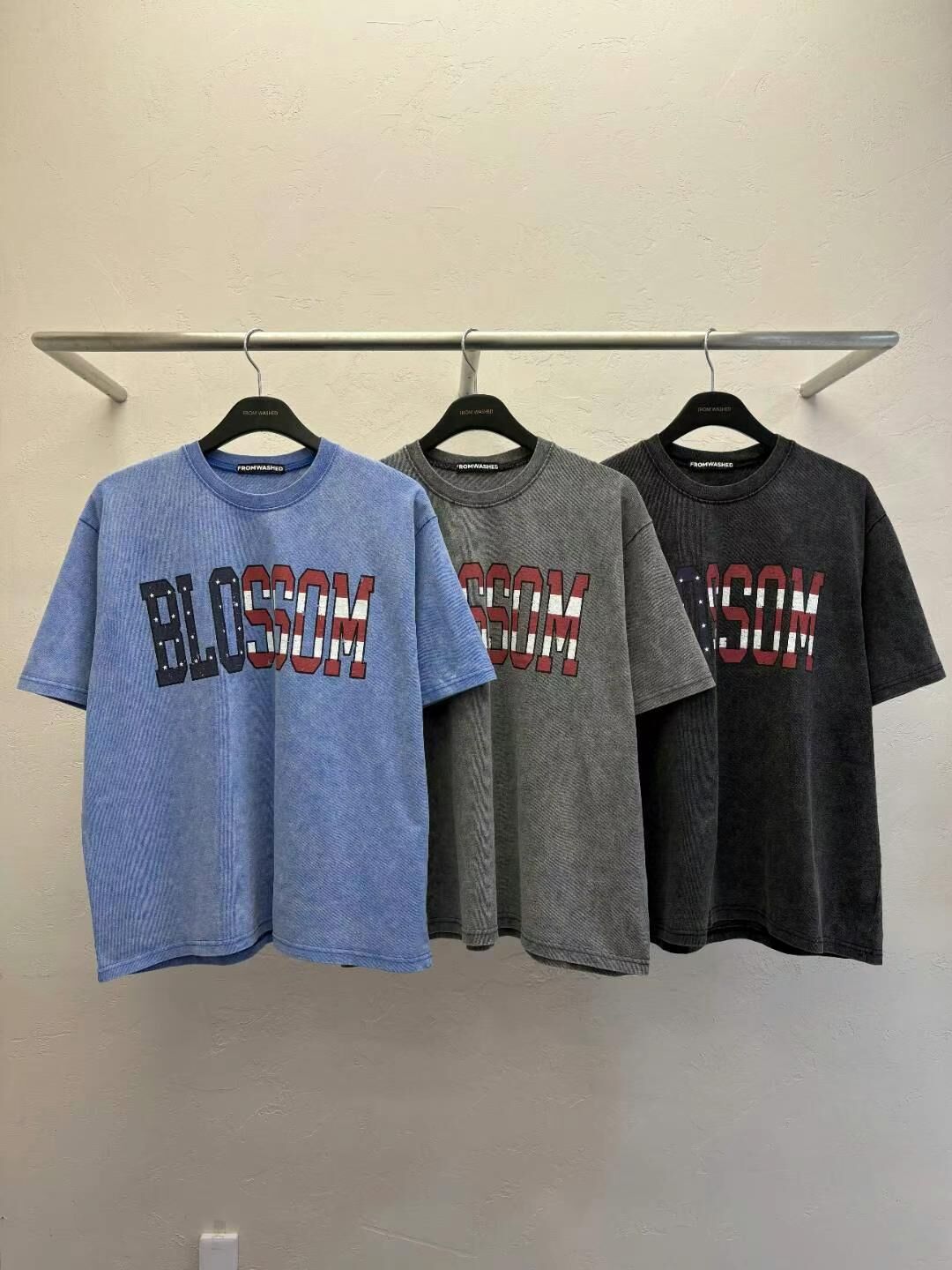 洗水英文字圖案Boxy短袖Tee SCOPE-110T