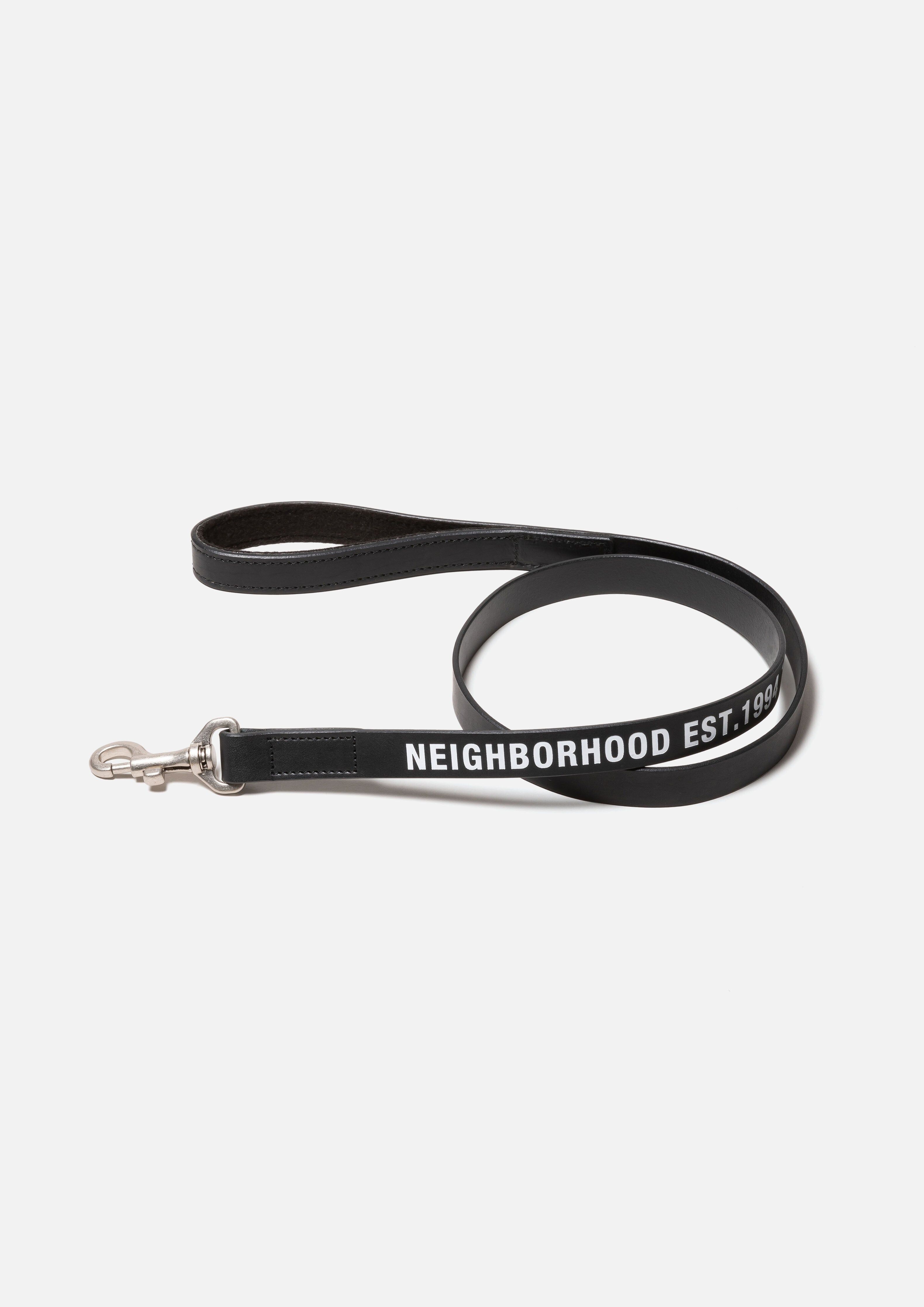2025AW NEIGHBORHOOD NBHD LEATHER DOG LEASH WIDE 寬 繫繩 狗繩 狗鍊 現貨 252PKNH-AC04