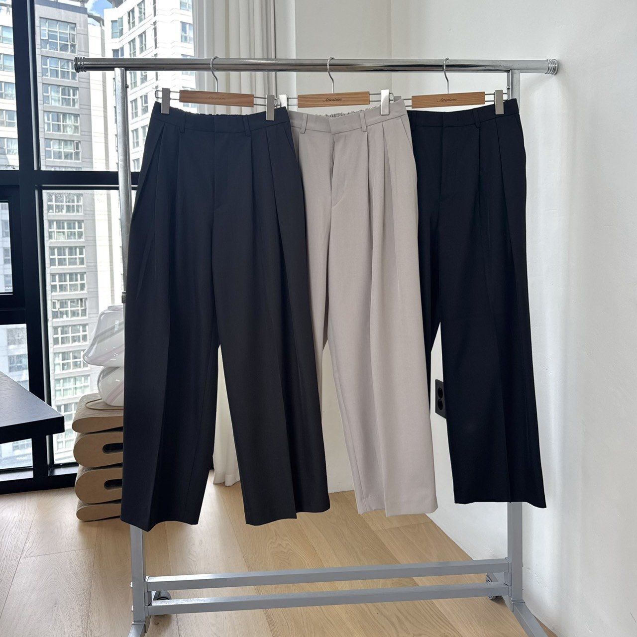 淨色鬆身西褲 BY-428P