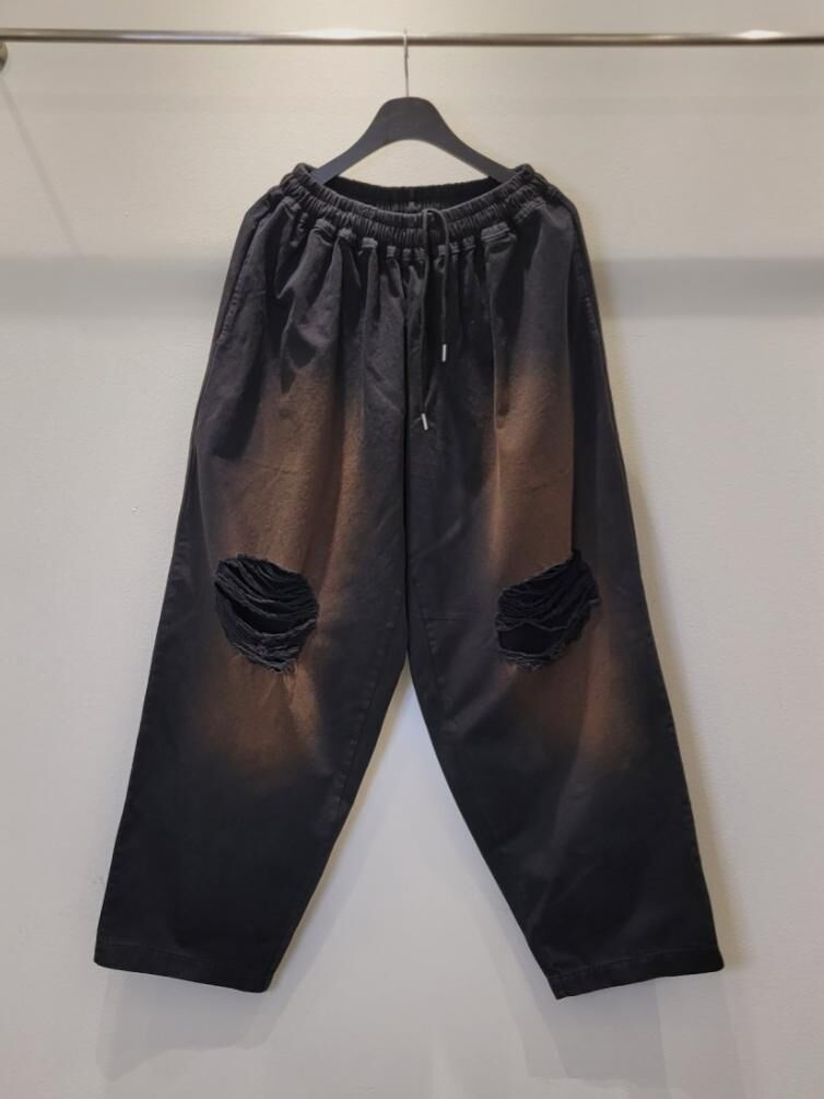 洗水破洞鬆身褲 P3179