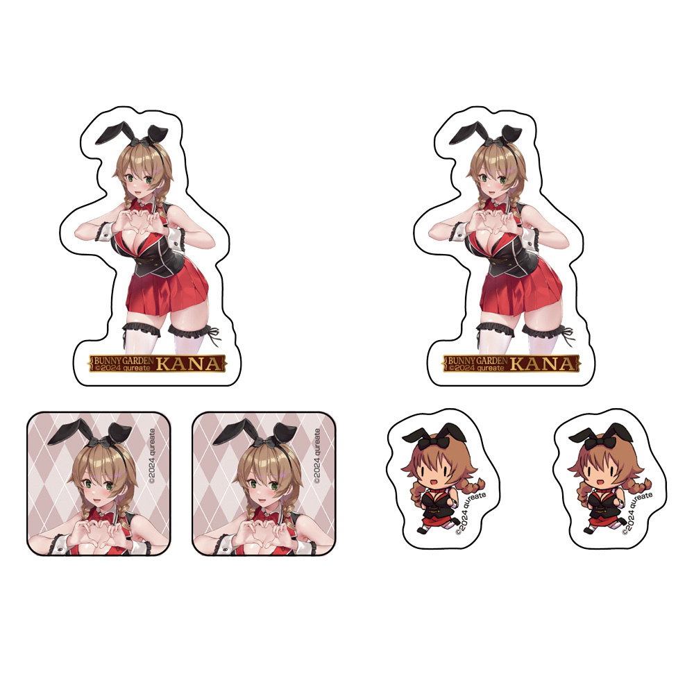 Cospa 0922 花奈 ミニステッカーセット [バニーガーデン]