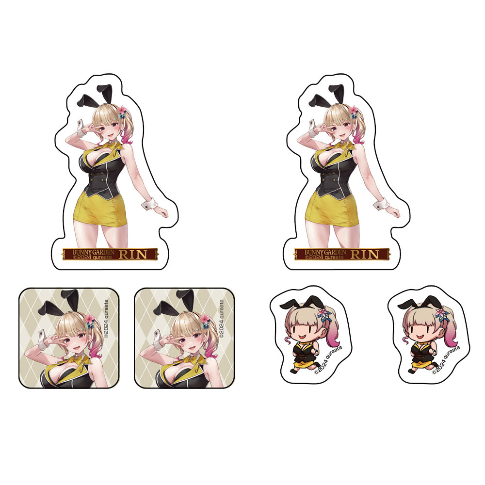 Cospa 0922 凜 ミニステッカーセット [バニーガーデン]