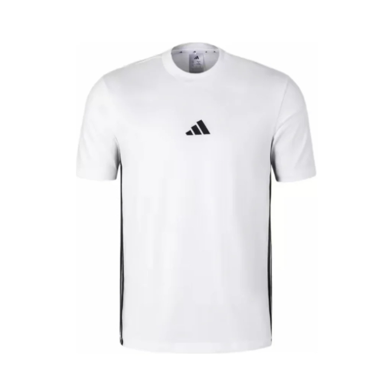 Adidas - Men's Essentials Single Jersey 'White Black' JY8563