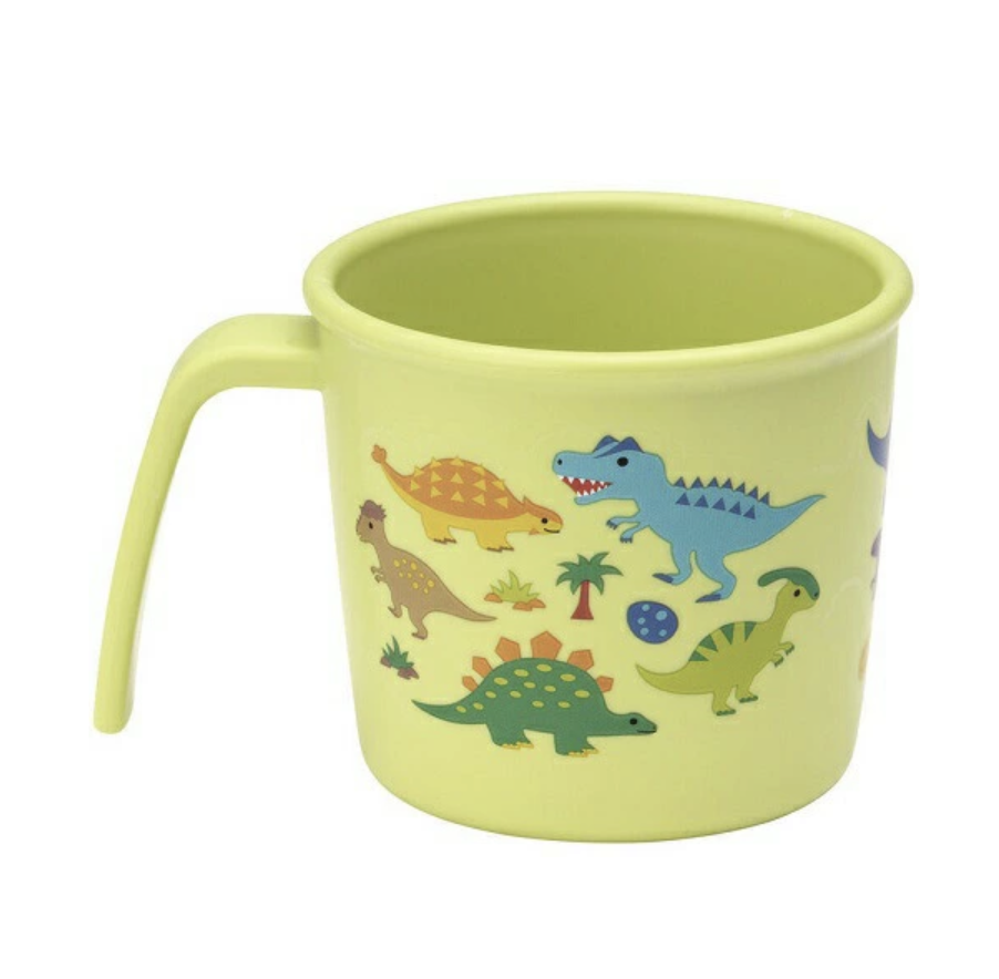 日本製 Skater 兒童膠水杯 230ml -恐龍