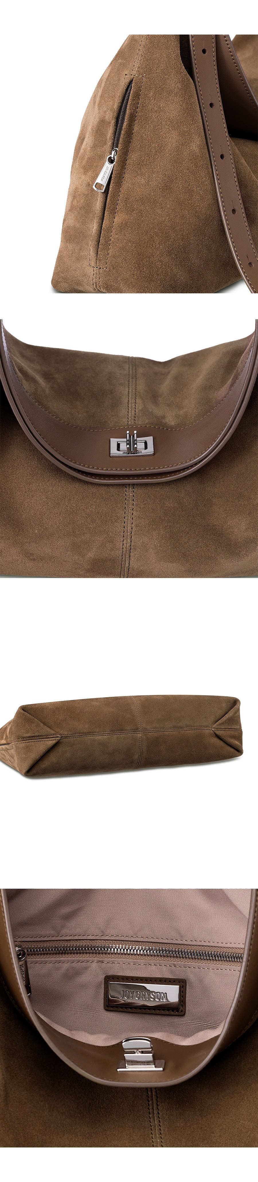 Joy Gryson Seli Shoulder Suede