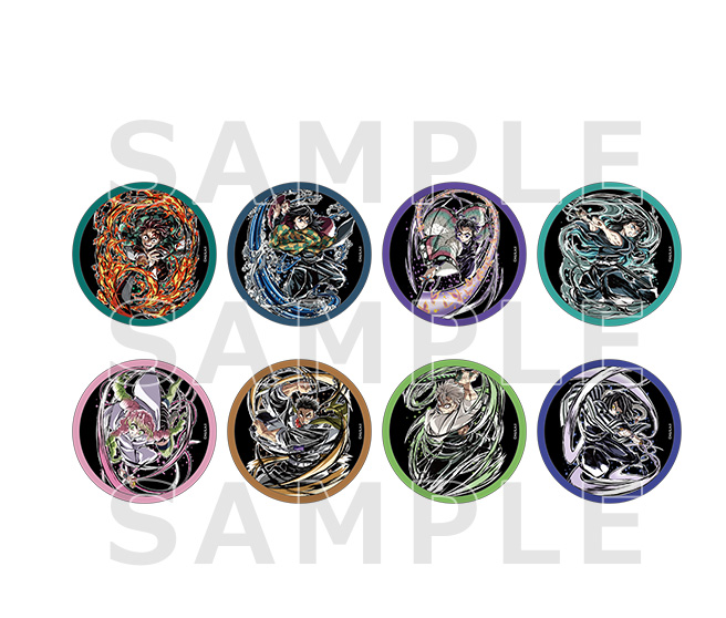 [代購][預訂] 鬼滅之刃 全集中展 黑色背景 膠杯墊