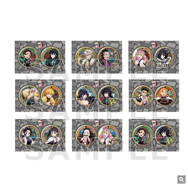 [代購][預訂] 鬼滅之刃 全集中展 當地襟章 SET