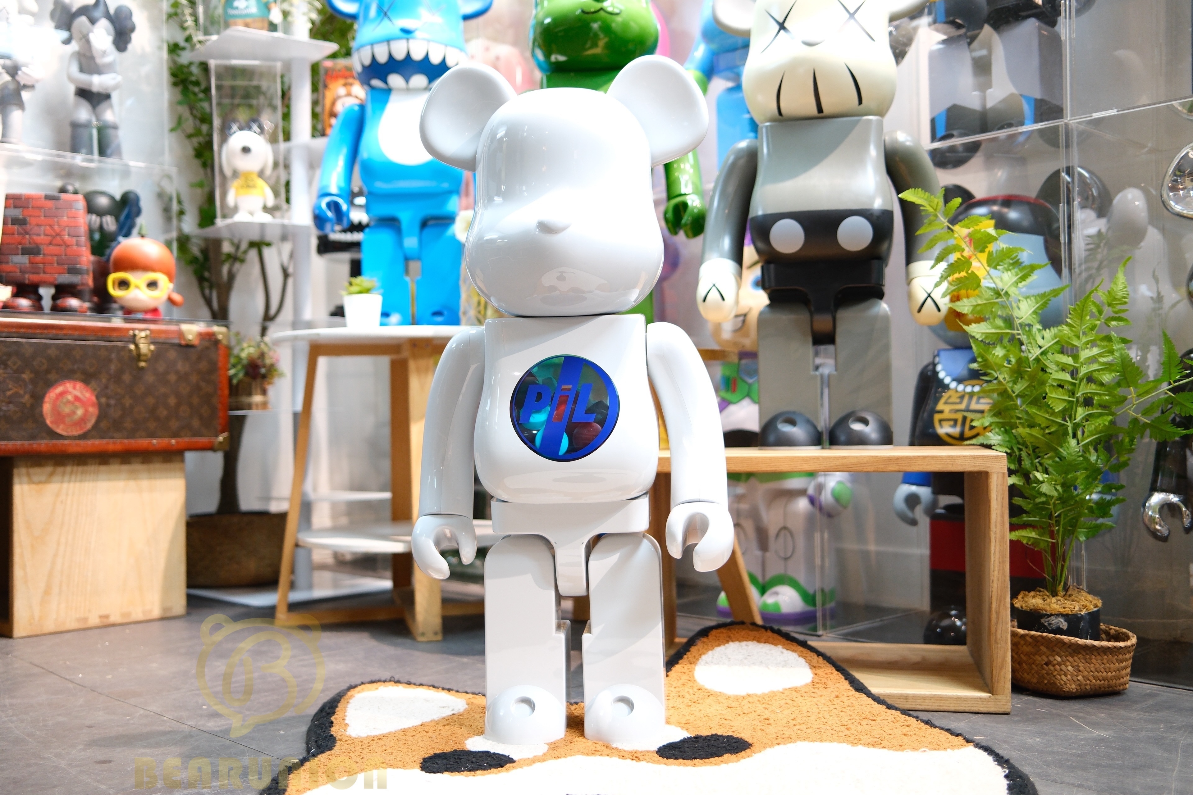 🥇現貨🥇Bearbrick 1000% PiL Chrome White
